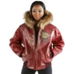 Legend Red Leather Jacket by Pelle Pelle