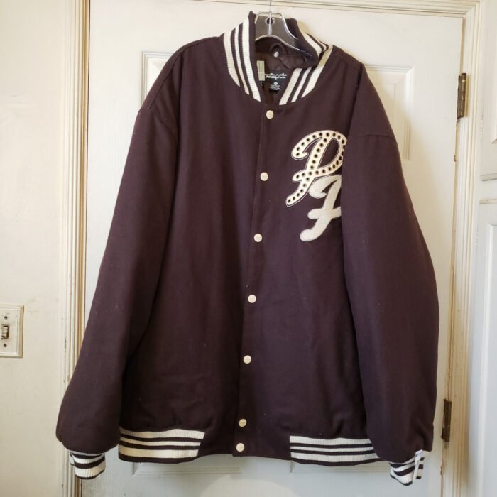 Pelle Pelle Wool Brown Soda Club Varsity Jacket