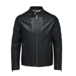 R-03 Black Leather Jacket