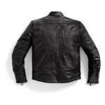 twin stripes bmw leather jacket