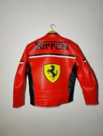 Racing 90s Ferrari Leather Jacket