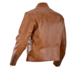 Retro Rust Leather Rider Jacket