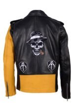 Skull Moto Leather Jacket