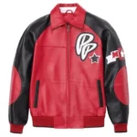 Soda Club Red Pelle Pelle Leather Jacket