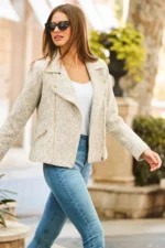 Boucle Biker Jacket