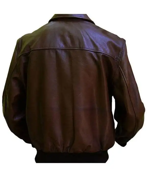 Designer Brown Biker Leather Jacket for Men
