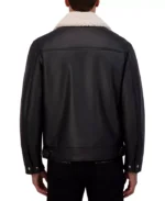 Men's Faux Shearling Leather Jacket