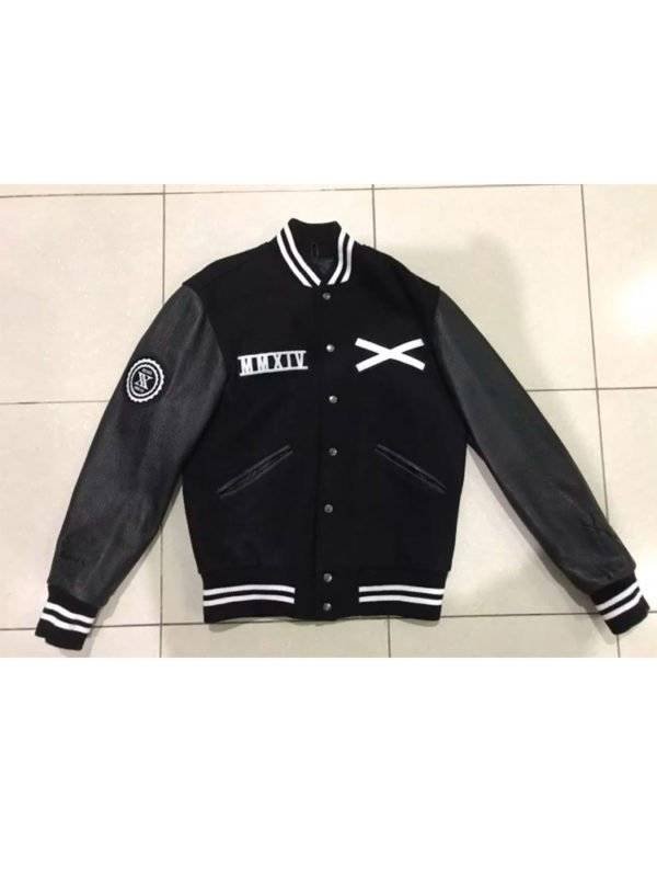 The Weeknd XO varsity bomber jacket