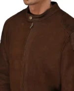 Men’s Lightweight Cafe Racer Leather Jacket