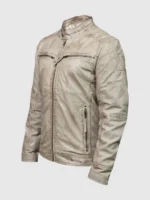 Off-White Waxed Moto Jacket