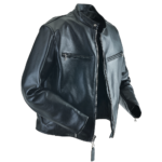 Vintage Style Biker Leather Jacket