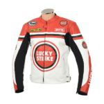 Lucky Strike Leather Motorcycle Jacket