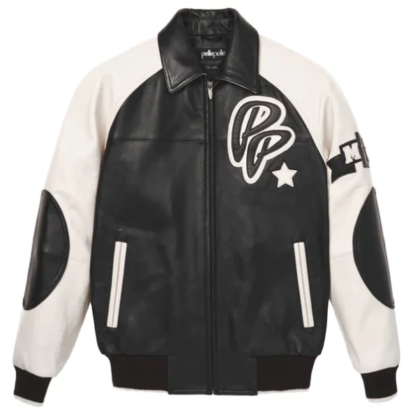 White Plush Soda Club Jacket by Pelle Pelle