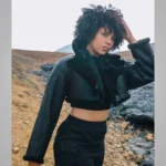 Women Black Pilot Aviator Jacket