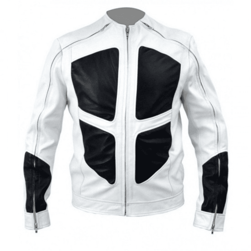 White Leather Jacket