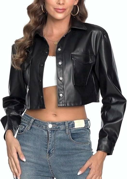 Crop Biker Jacket