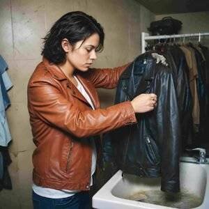 How to Wash a Motorcycle Jacket 3 Washing motorcyle leather jacket