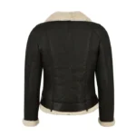 biker Jacket with Faux Fur - Women’s