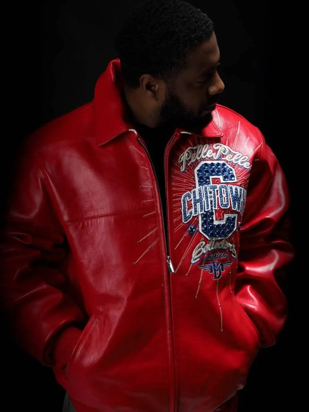 Pelle Pelle Premium Chi-Town Red Jacket