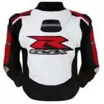 Red Motorcycle Racing Jacket - Suzuki GSXR Edition