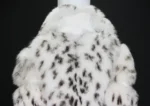 Real Fox Leather Leopard Jacket