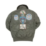 Classic Top Gun Fighter Pilot Leather Jacket