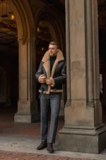 B3 Leather Aviator Jacket