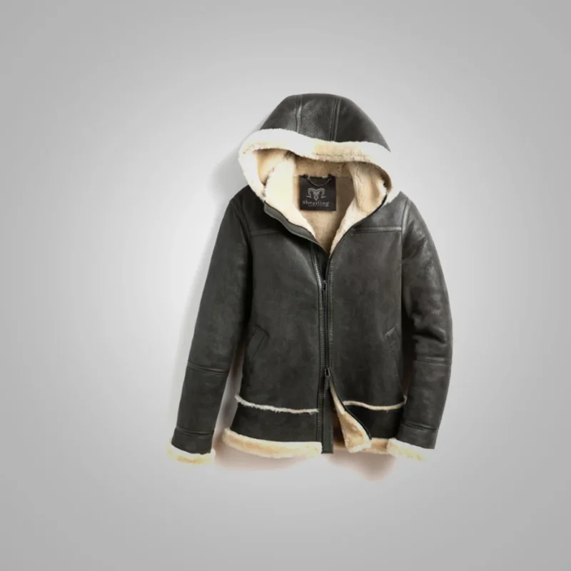 B3 RAF Aviator Real Fur Leather Jacket for Women