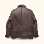 Brown shearling jacket