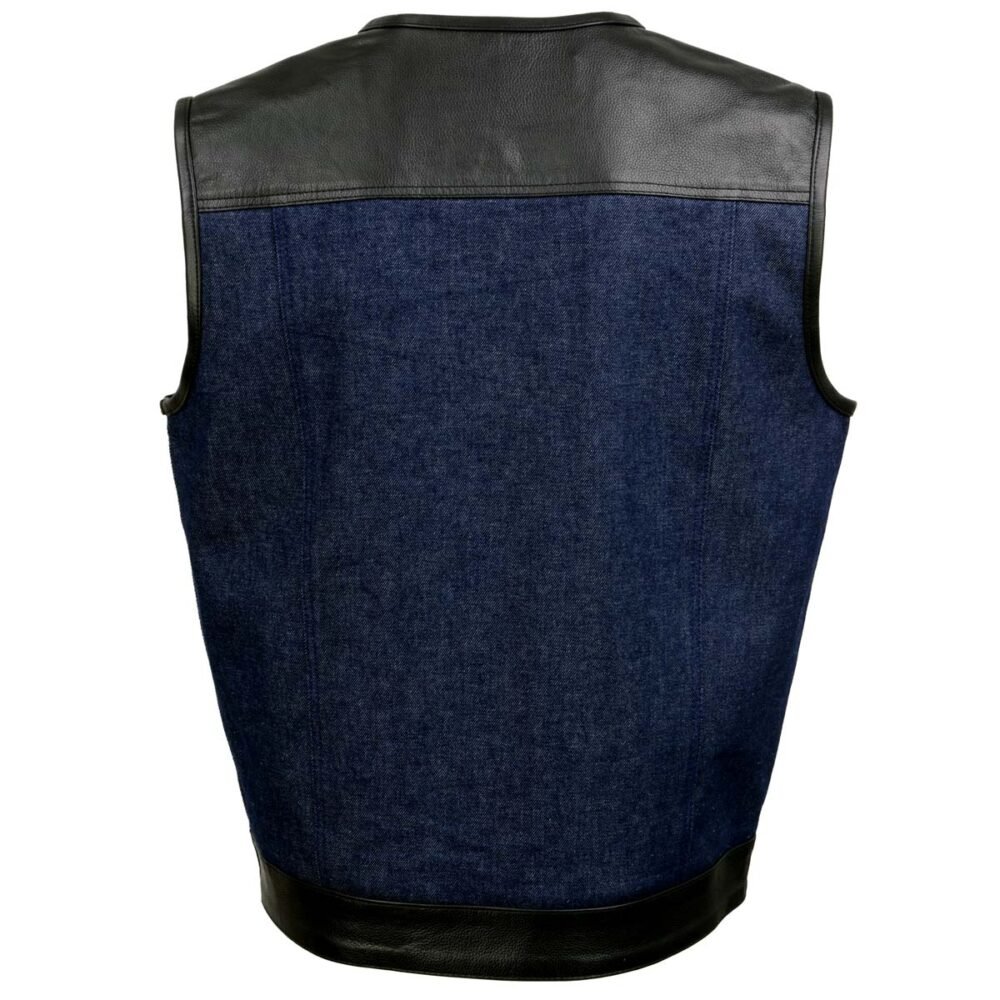 Men’s Blue Denim Club Vest