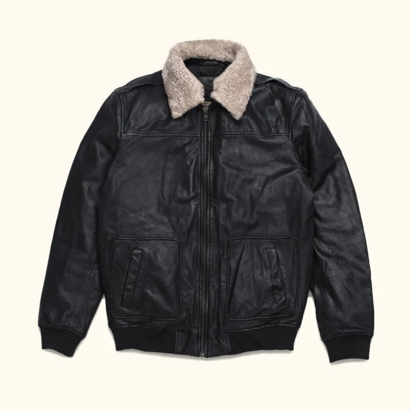 Maverick leather bomber jacket
