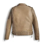 Classic Desert Brown Motorcycle Leather Jacket