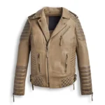 Durable Men’s Waxed Leather Jacket