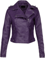 Purple Motorcycle Jacket