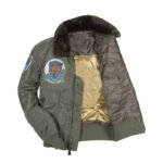 Classic Top Gun Pilot Leather Jacket