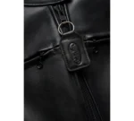 Cafe racer leather jacket for women