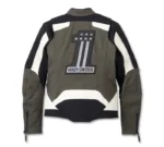 Ace mixed leather jacket for women