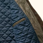 Quilted leather vest
