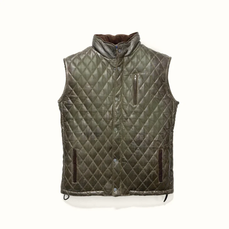 Highlands Quilted Leather Vest