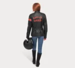Durable waterproof leather jacket