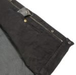 Black Denim Vest for Casual Wear