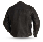 Timeless Brown Cowhide Rider Jacket