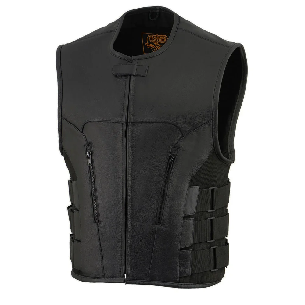 Men's Swat Rider Leather Vest