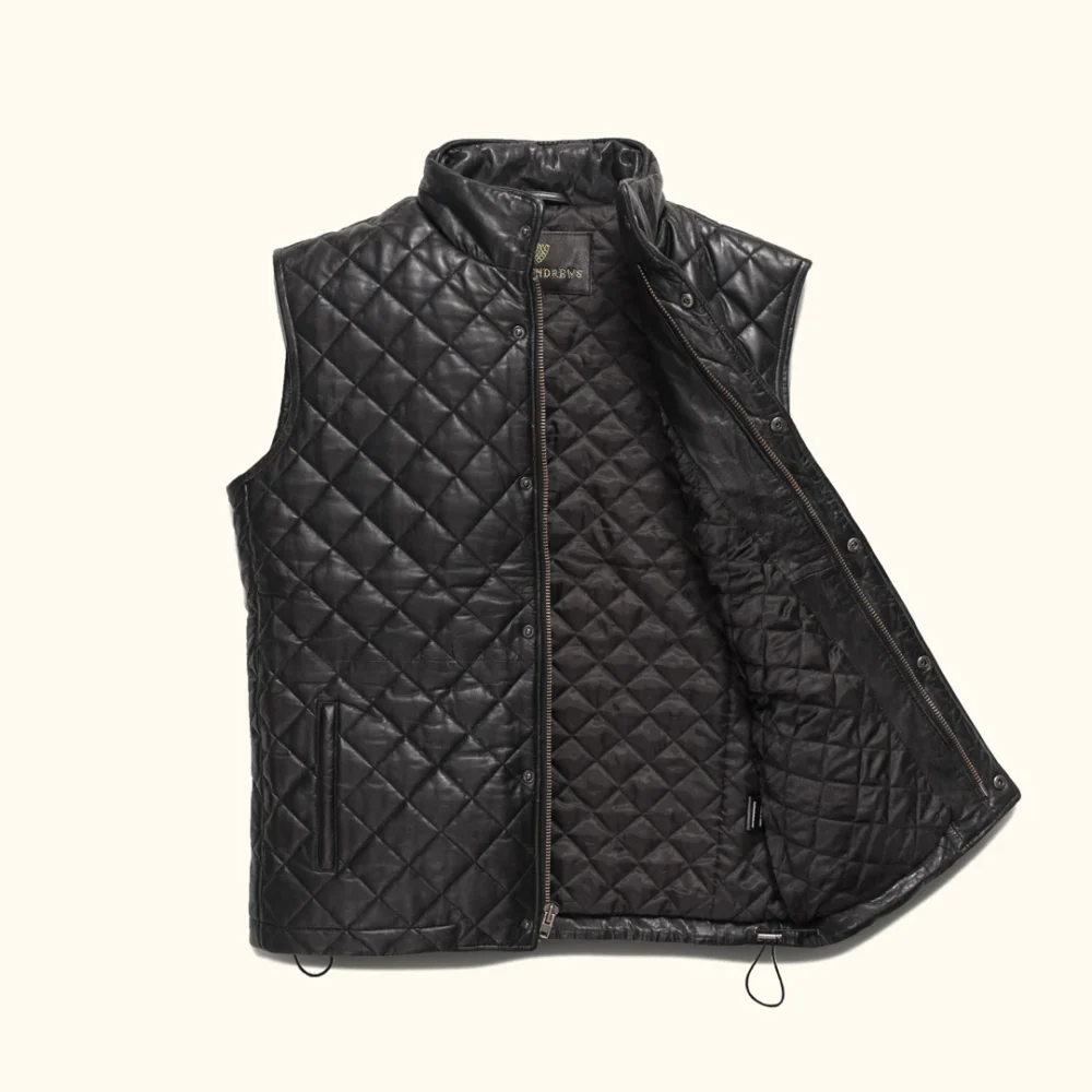 Men’s leather vest