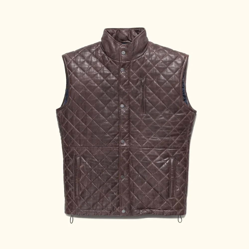 Highlands Quilted Leather Vest