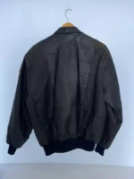 Avirex A-2 Black Flight Jacket with Top Gun Patches