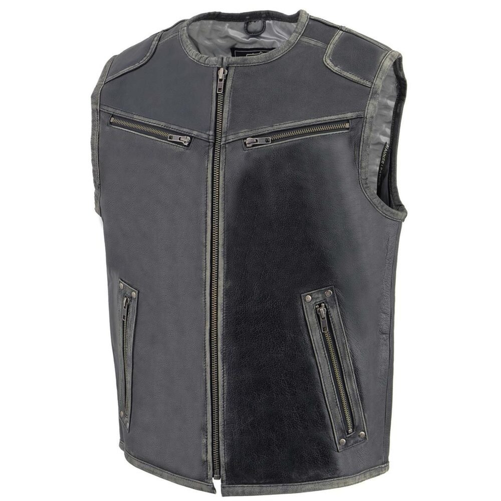 Men's Vintage Leather Vest