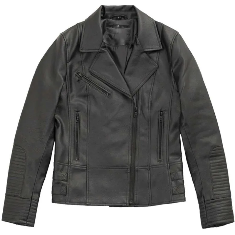 Lauren Faux Leather Biker Jacket