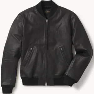 Top 10 Leather Biker Jackets for Men: Bold Looks and Maximum Comfort 17 Bomber leather jacket