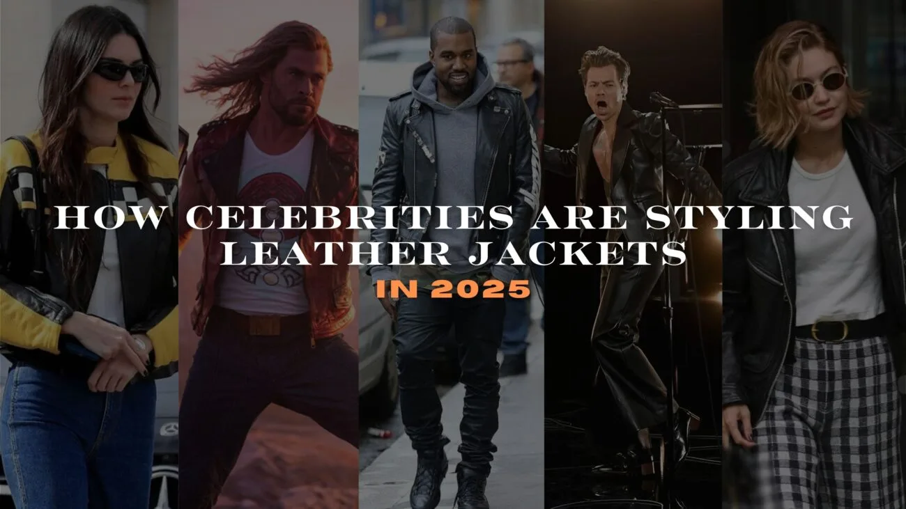 How Celebrities Are Styling Leather Jackets In 2025